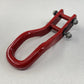 20-26 Chevy Silverado 2500 3500 Front Tow Recovery Hooks Pair Red 84513877 OEM