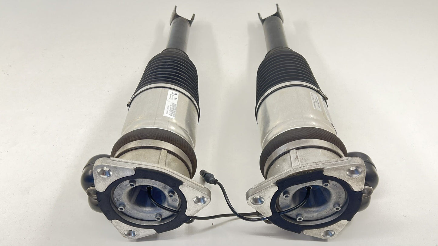 13-18 BENTLEY FLYING SPUR LEFT AND RIGHT REAR AIR SHOCK ABSORBER SUSPENSION OEM