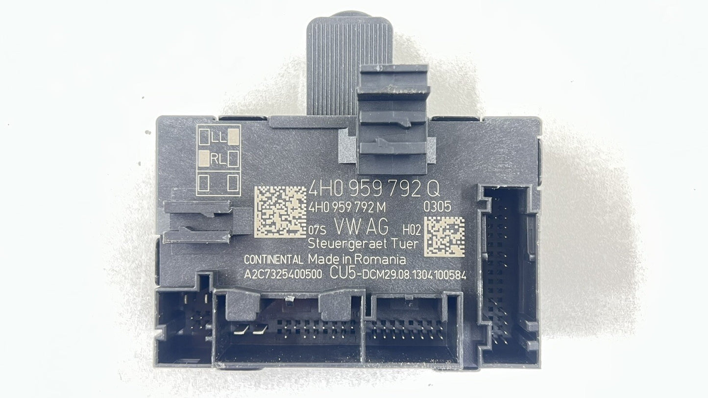 13-16 PORSCHE PANAMERA RIGHT FRONT DOOR CONTROL MODULE 4H0 959 792 Q OEM