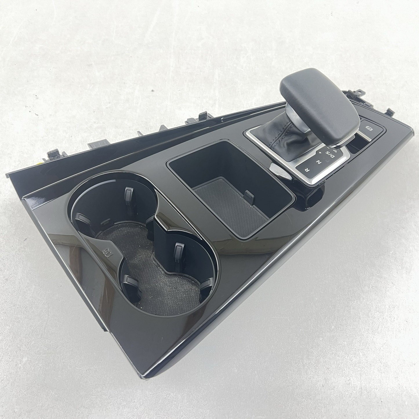 20-24 AUDI A4 S4 CENTER CONSOLE GEAR SHIFT BOOT WITH SURROUND PANEL TRIM OEM