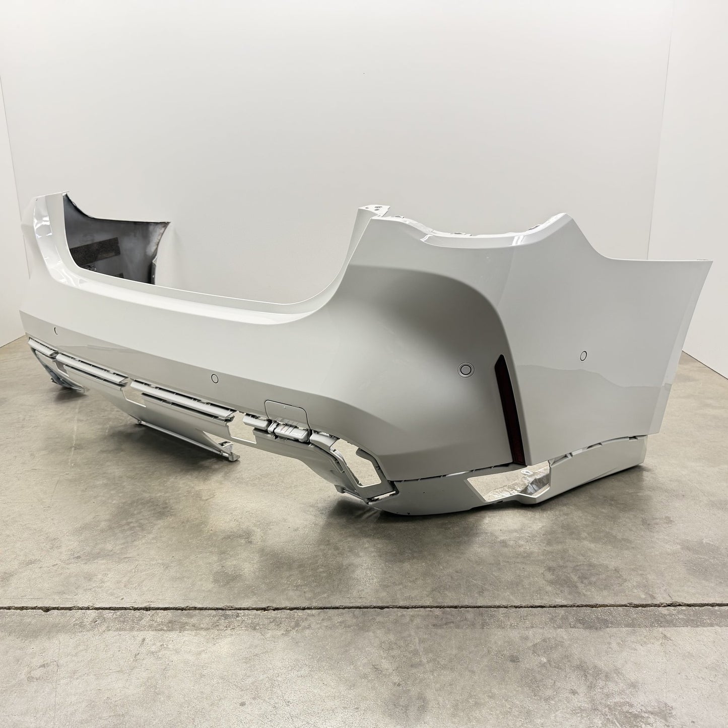 2021-2026 BMW M4 G82 G83 Rear Bumper Cover W/ Sensors Alpine White OEM