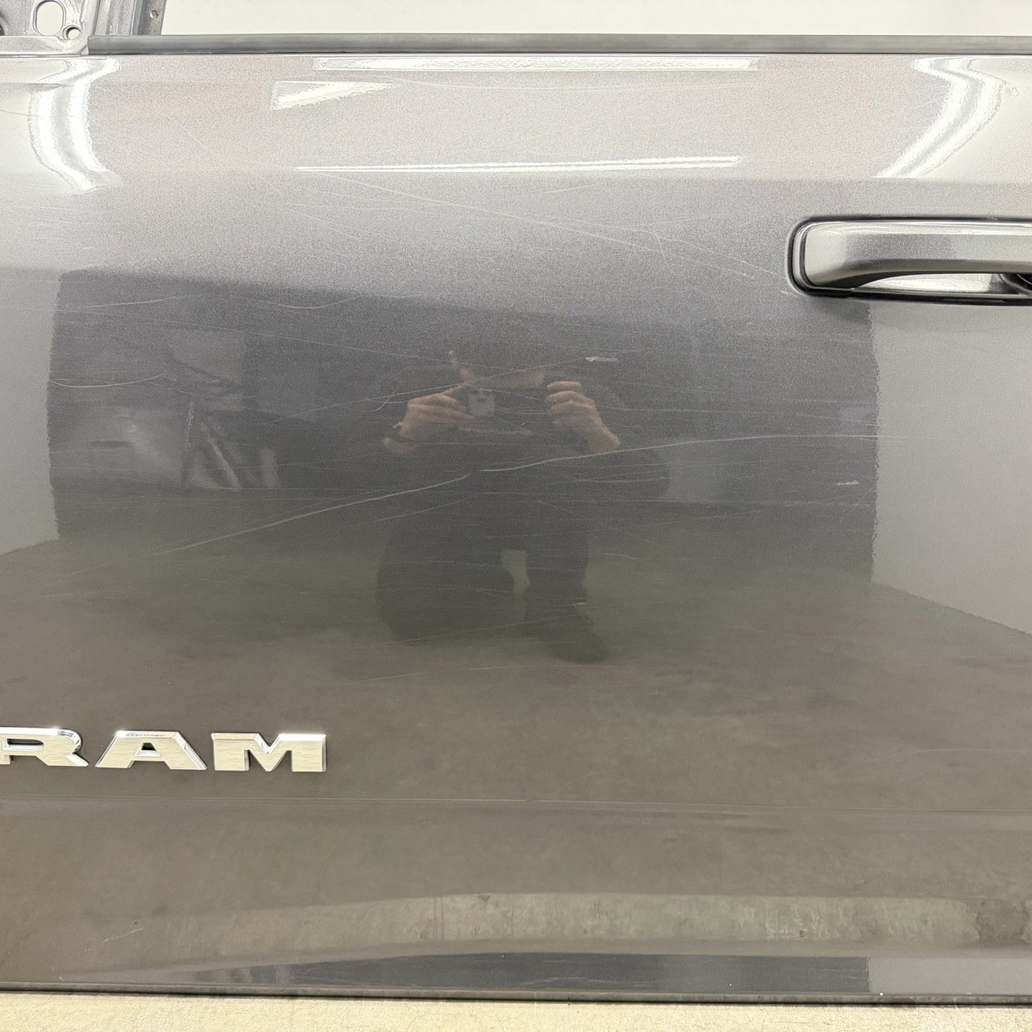 19-22 Ram 2500 3500 Crew Cab Left Front Door Shell Complete Acoustic Glass OEM