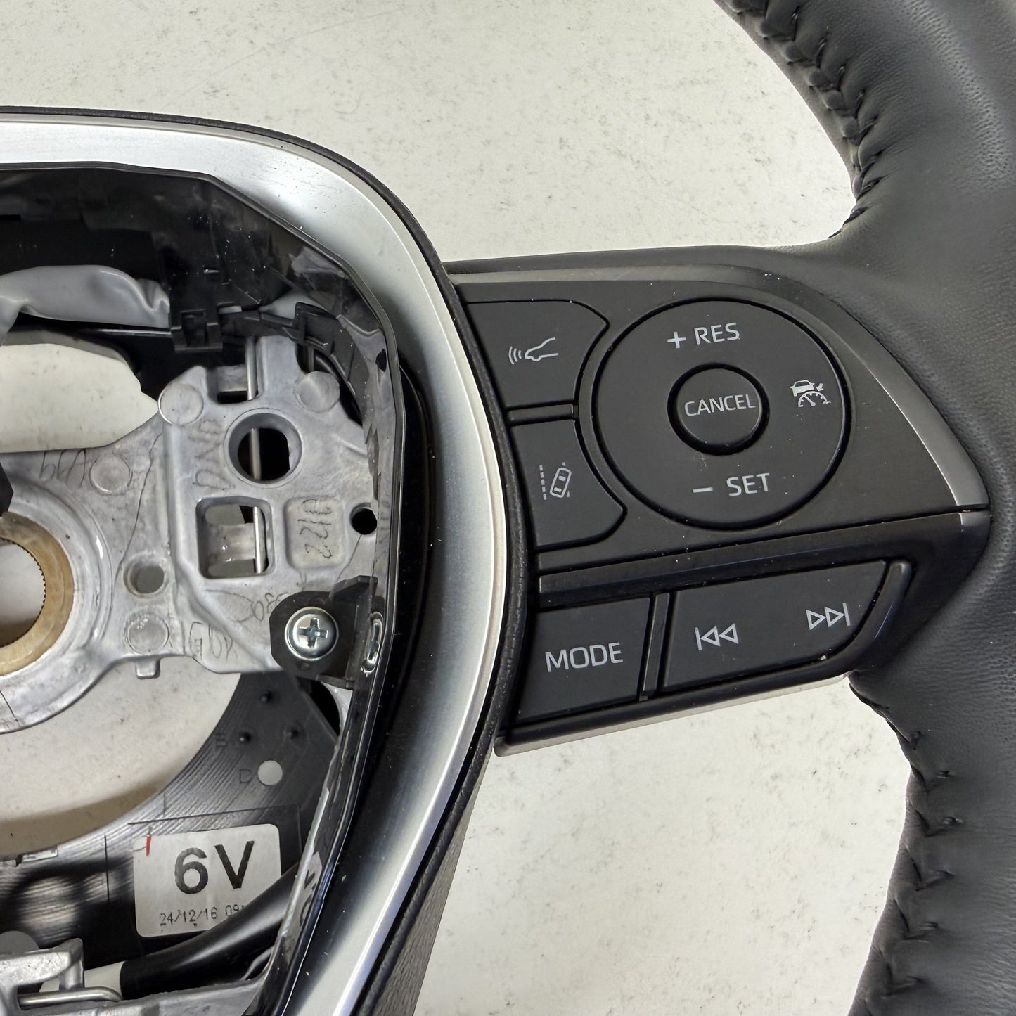 2019-2025 Toyota RAV4 Hybrid Driver Steering Wheel Heated Black Leather OEM