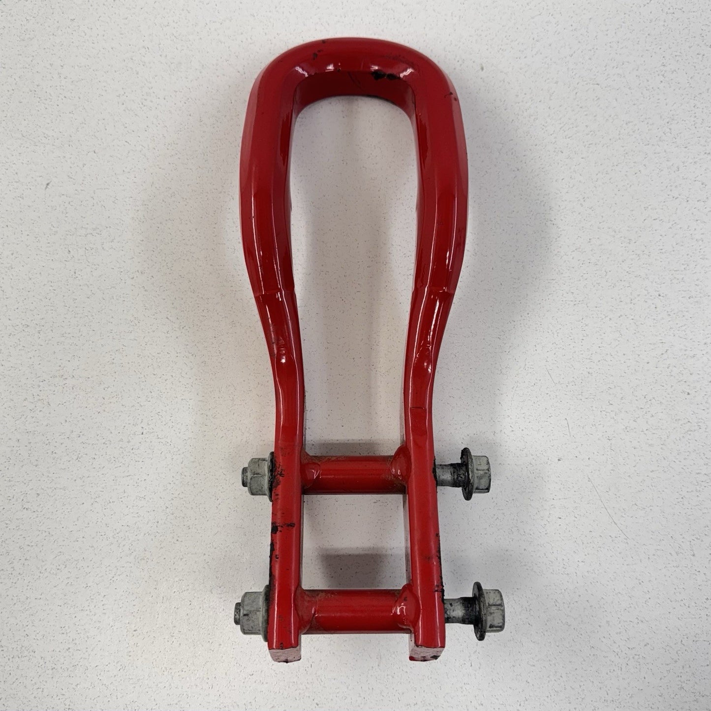 20-26 Chevy Silverado 2500 3500 Front Tow Recovery Hooks Pair Red 84513877 OEM