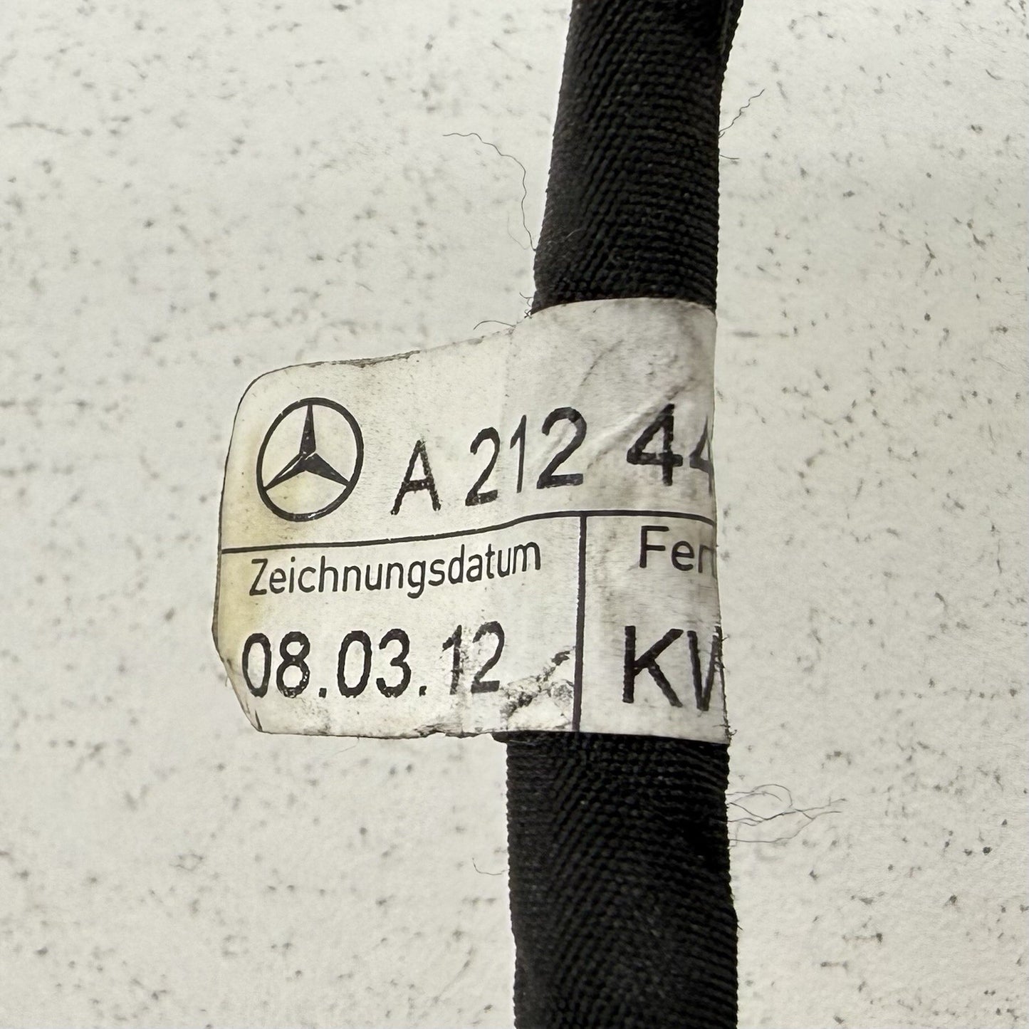 14-16 Mercedes W212 E350 Rear Bumper Wire Harness W/ Parking Sensors OEM