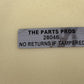 17-22 SUBARU IMPREZA REAR LOWER SEAT CUSHION BENCH COVER LEATHER OEM