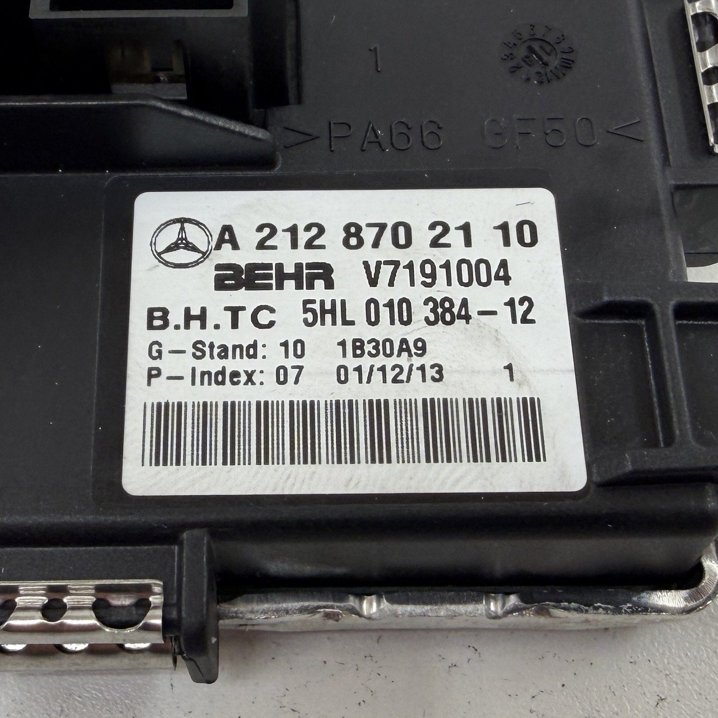 2008-2014 Mercedes-Benz C250 W204 HVAC Blower Motor Resistor 2128702110 OEM