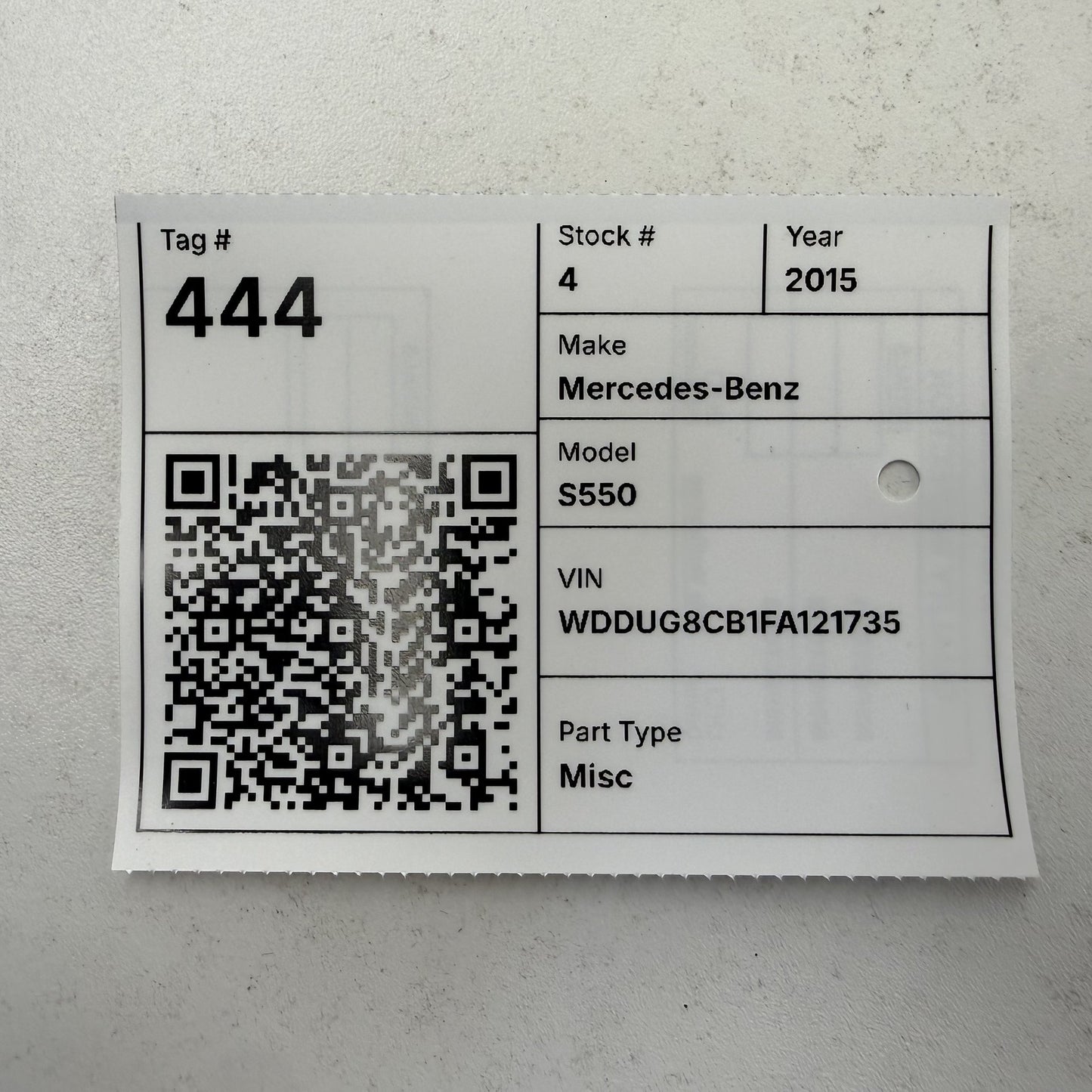 2014-2017 Mercedes-Benz S550 W222 Fuel Pump Control Module 0009004007 OEM