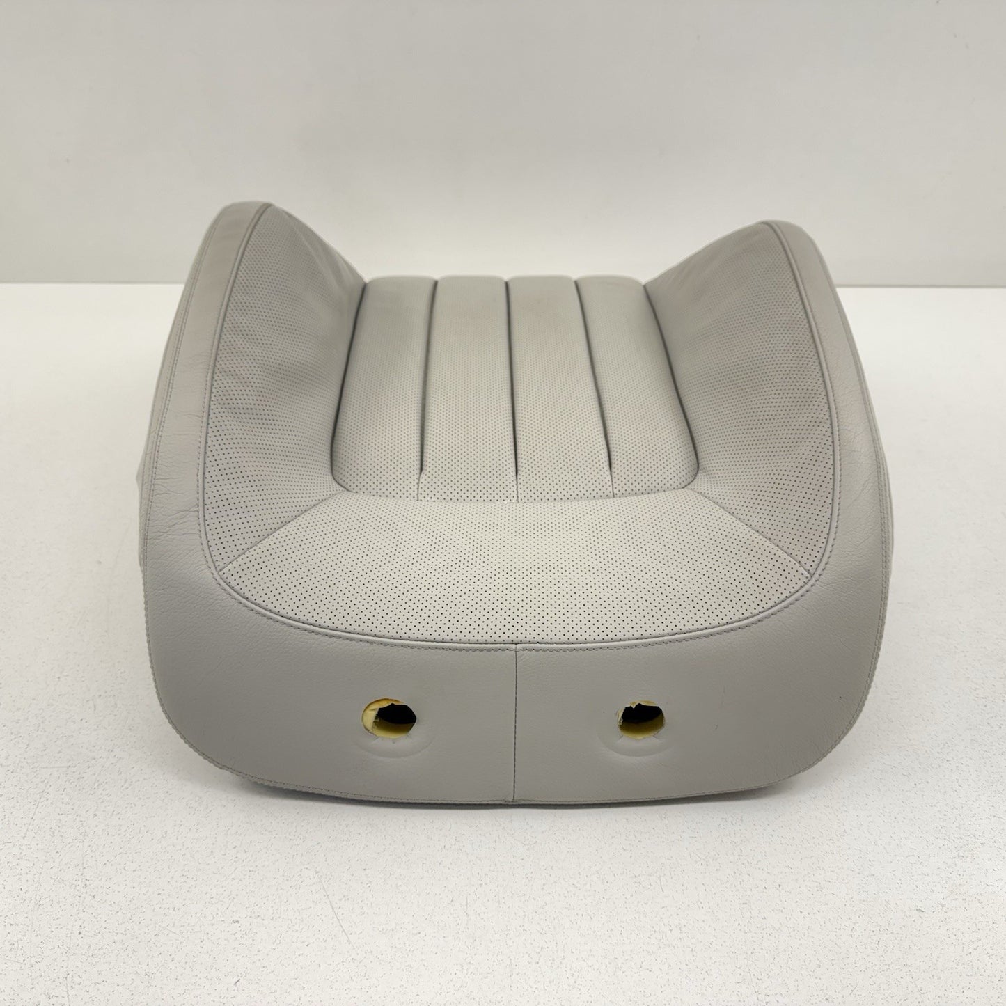 12-14 Mercedes W218 CLS550 Driver Left Front Upper Seat Cushion Leather Gray OEM