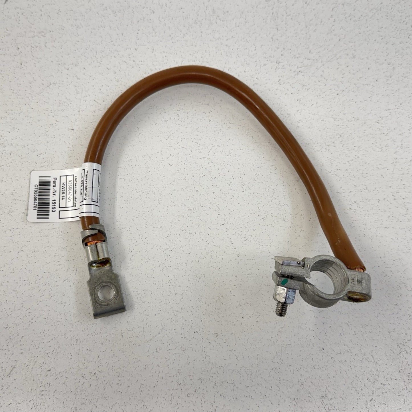 15-20 BMW F80 M3 Negative Battery Terminal End Link Cable 9255047 OEM