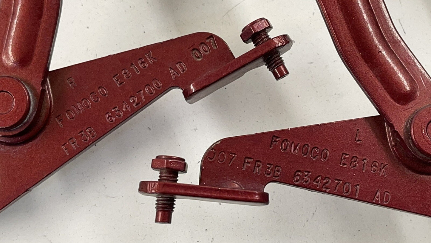 15-22 FORD MUSTANG GT REAR TRUNK HINGE BRACKET W/ SHOCK LIFT CYLINDER PAIR OEM