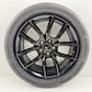 24-26 Ford Mustang GT  U Spoke Wheel Rim With Tire 19" 19x8.5 Black Factory OEM