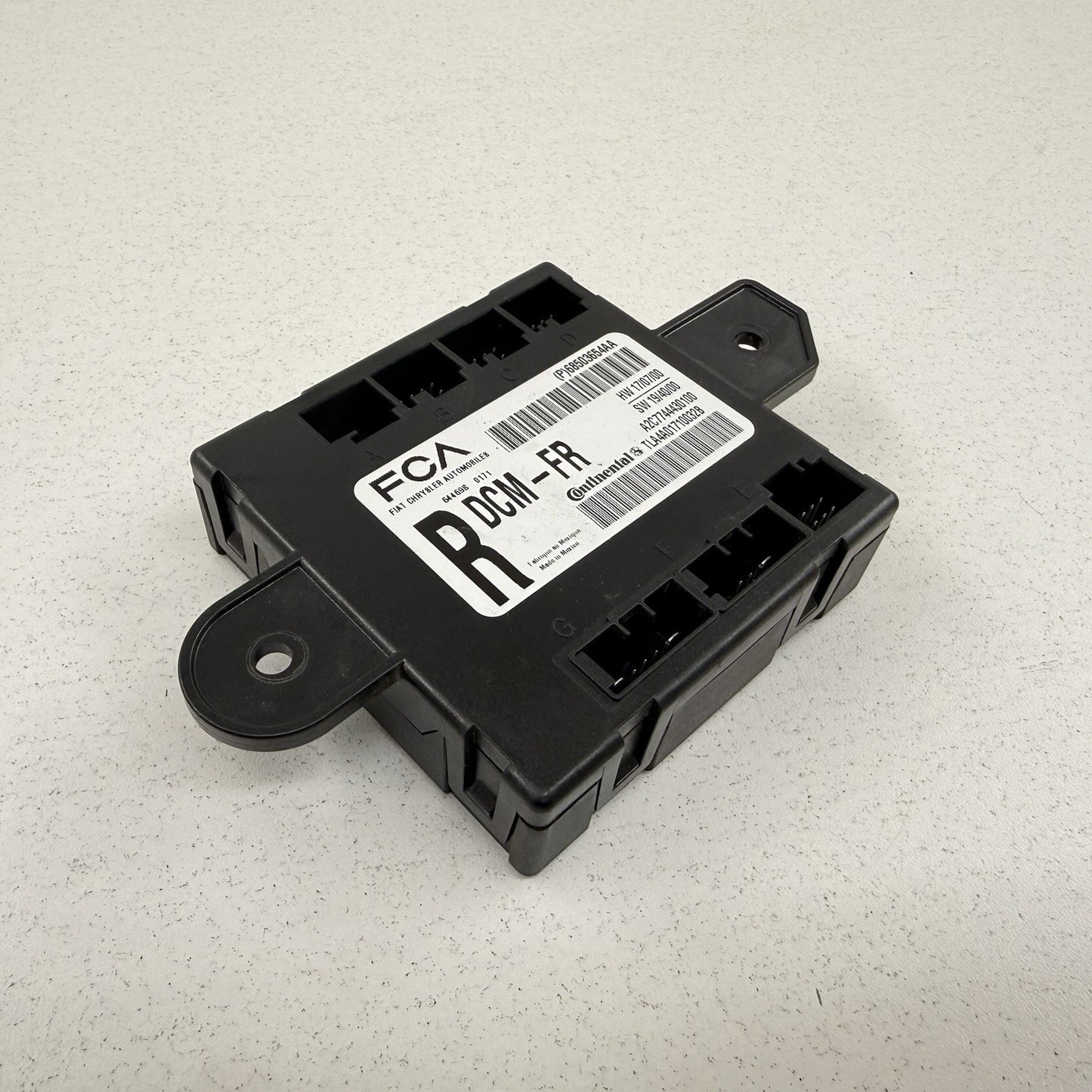 20-21 Dodge Challenger Passenger Right Door Control Module 68503654AA OEM