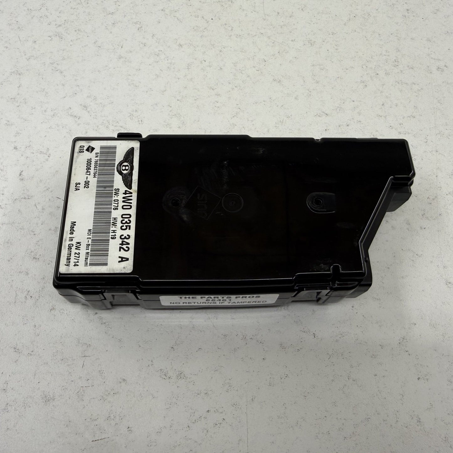 2014-2018 Bentley Flying Spur Multimedia Interface Box 4W0035342A OEM