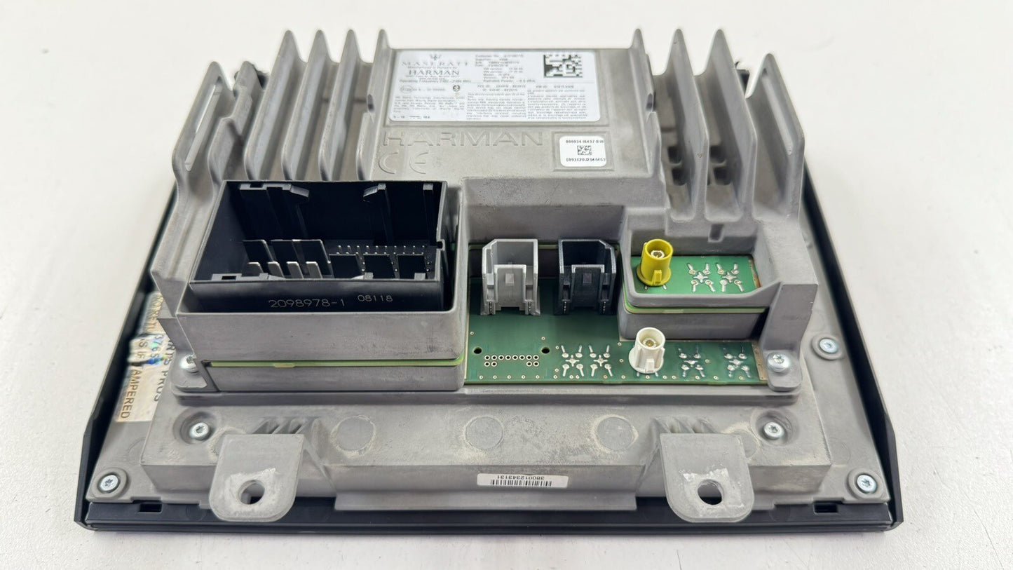 17-20 MASERATI GHIBLI TOUCH SCREEN DISPLAY RADIO COMMAND HEAD UNIT 670106778 OEM