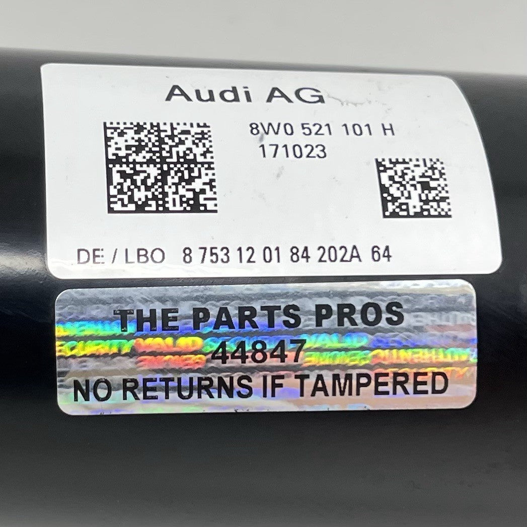 17-25 AUDI A4 A5 AUTOMATIC TRANSMISSION DRIVESHAFT DRIVE SHAFT LINE CARRIER OEM