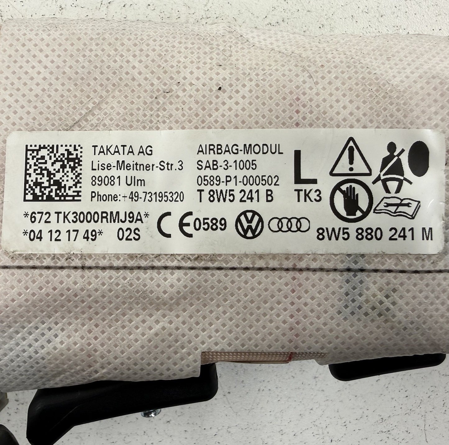 18-25 Audi S4 S5 Driver Left Front Seat Airbag Air Bag 8W5880241M OEM