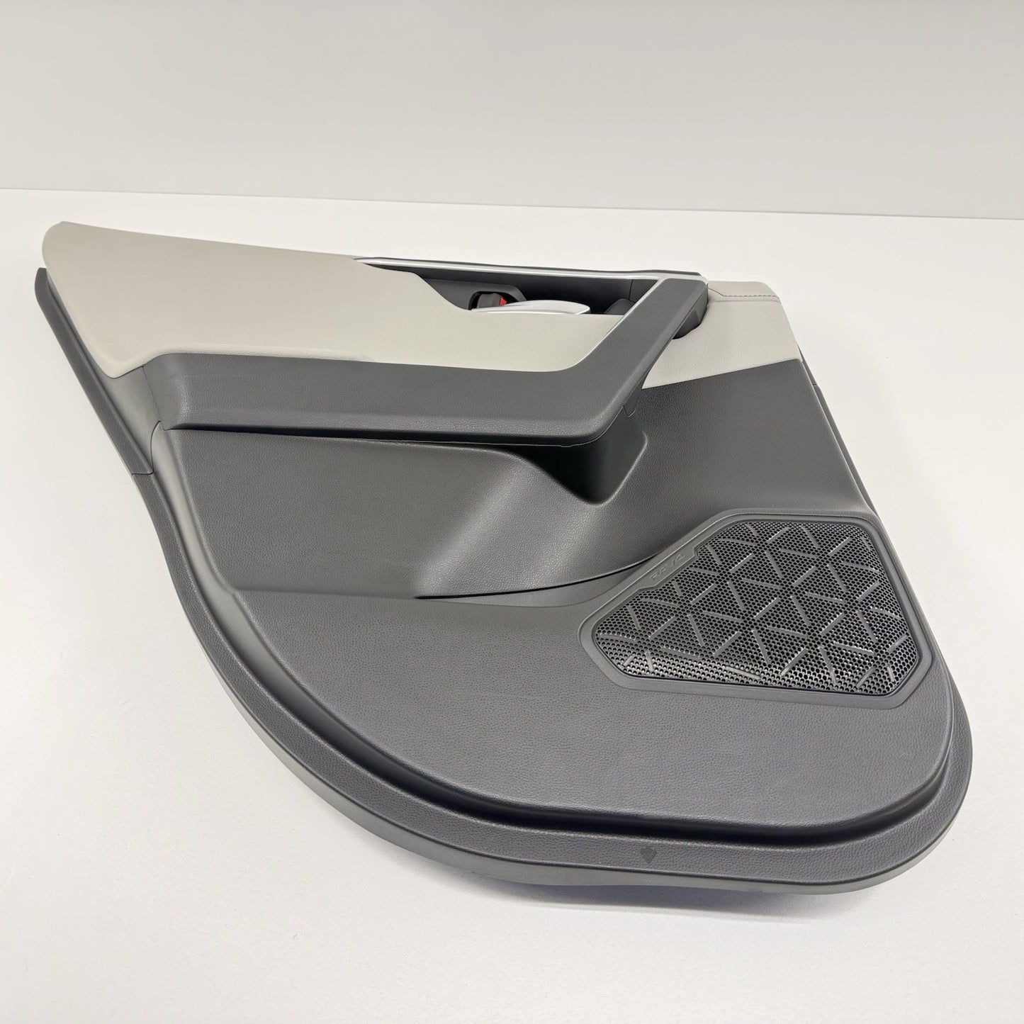 19-25 Toyota RAV4 Driver Left Rear Door Panel Interior Trim Gray Leather OEM