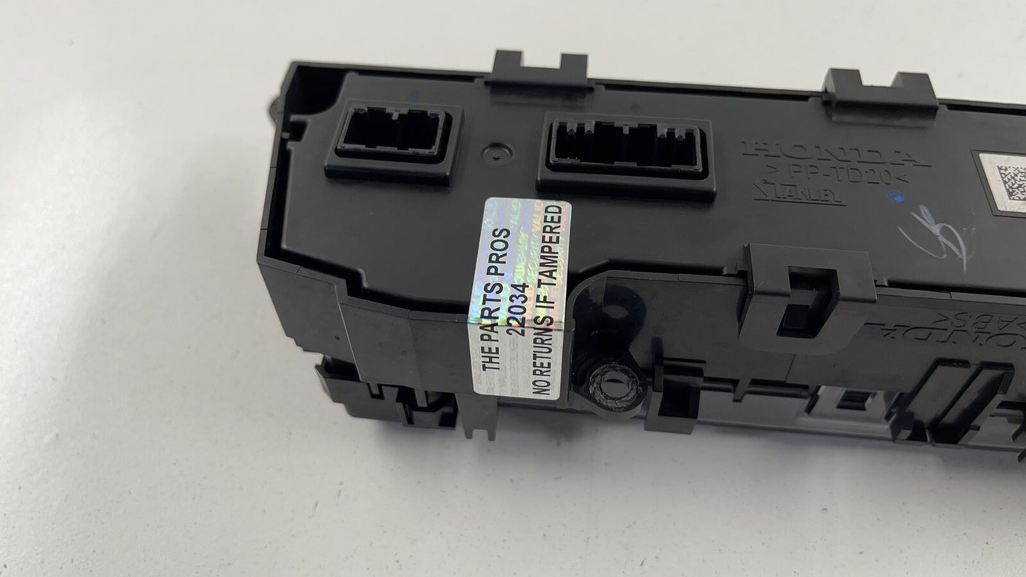 18-20 HONDA ODYSSEY HVAC AC AIR TEMPERATURE CLIMATE CONTROL 79600 THR A72 OEM