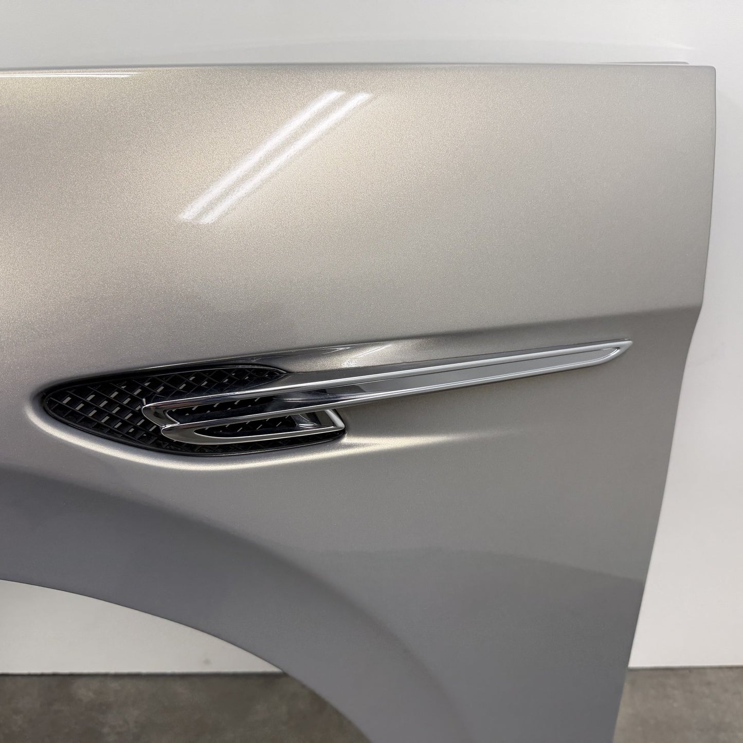 2014-2018 Bentley Flying Spur Driver Left Front Fender Panel Silver OEM