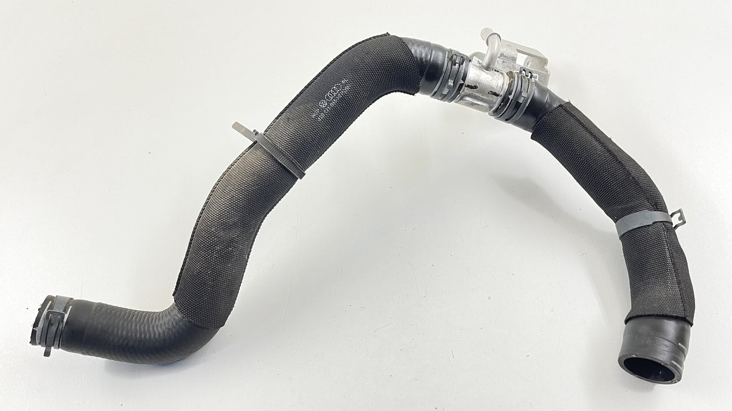 08-15 AUDI R8 SPYDER DRIVER LEFT FRONT COOLANT BREATHER LINE PIPE TUBE HOSE OEM