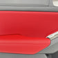 2024 ACURA INTEGRA TYPE S LEFT REAR DOOR PANEL COVER TRIM BLACK AND RED OEM