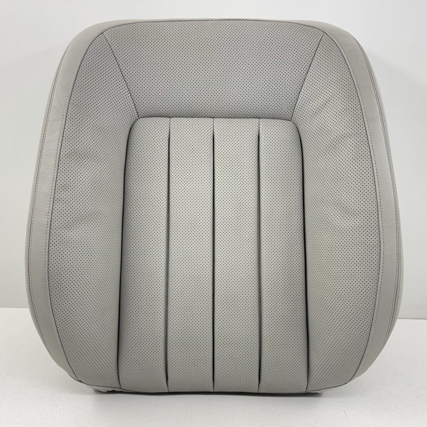 12-14 Mercedes W218 CLS550 Right Front Upper Seat Cushion Leather Gray OEM
