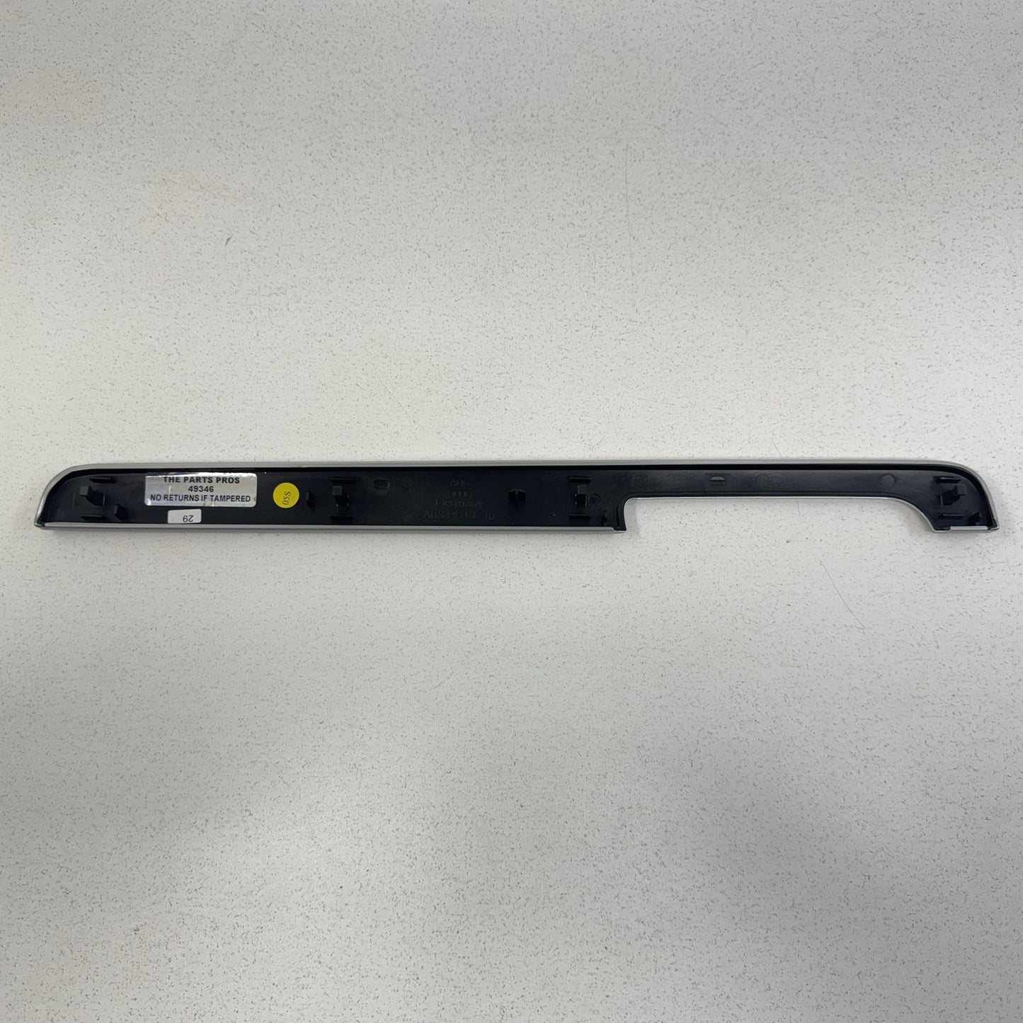 08-15 Audi TT Dashboard Dash Trim Molding Silver 8J1857186 OEM