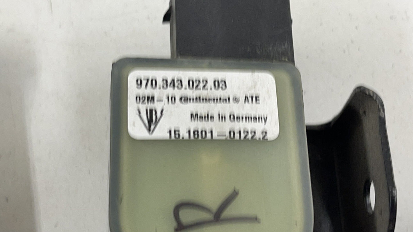 10-16 PORSCHE PANAMERA RIGHT FRONT HEADLIGHT SUSPENSION HEIGHT LEVEL SENSOR OEM