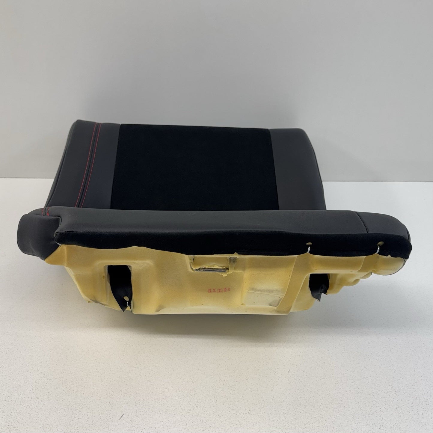13-20 Subaru BRZ Limited Suede Black W/ Red Stitching Rear Seat Cushion Set OEM