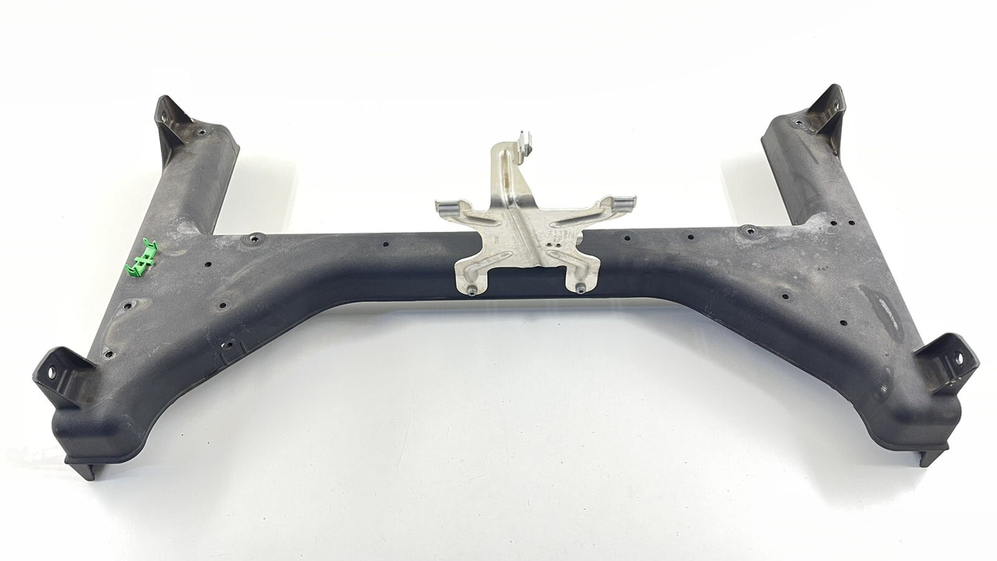08-15 AUDI R8 SPYDER REAR SUSPENSION SUBFRAME CROSSMEMBER CRADLE BRACE OEM