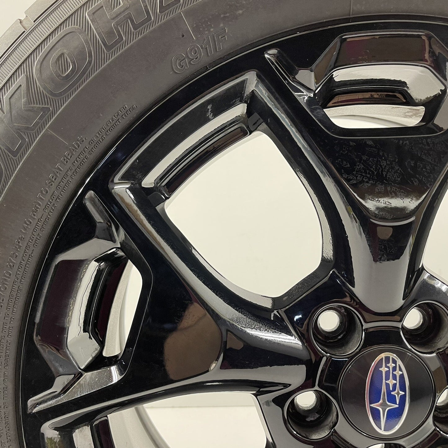 18-22 SUBARU CROSSTREK WHEEL RIM W/ TIRE 17x7 +55 OFFSET FACTORY OEM