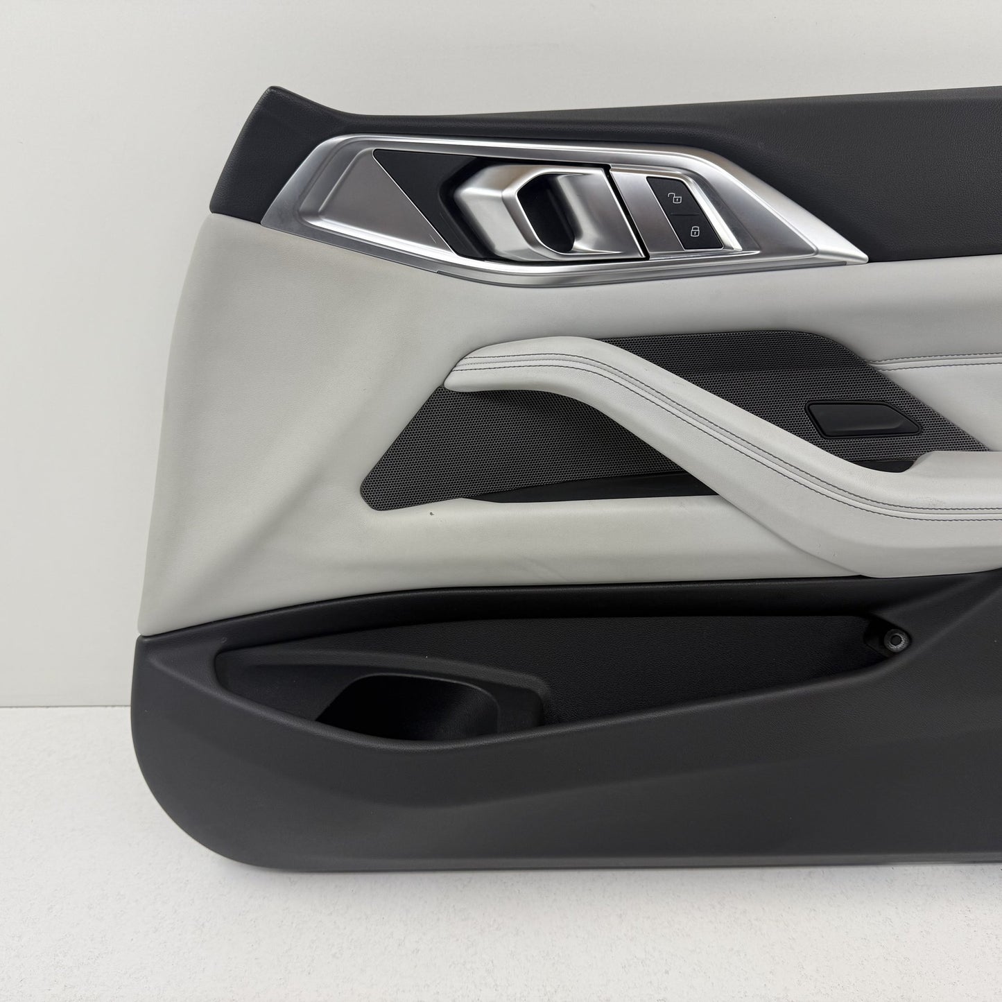 2021-2026 BMW M4 G82 Coupe Interior Door Quarter Trim Panel Set Silverstone OEM