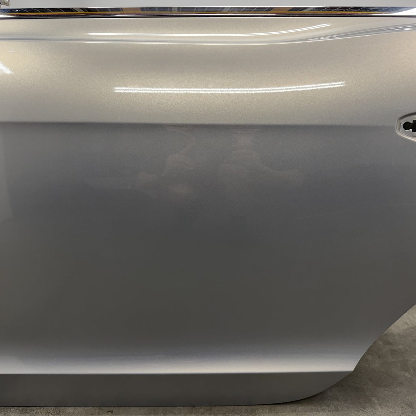 2014-2018 Bentley Flying Spur Driver Left Rear Door Shell Extreme Silver OEM