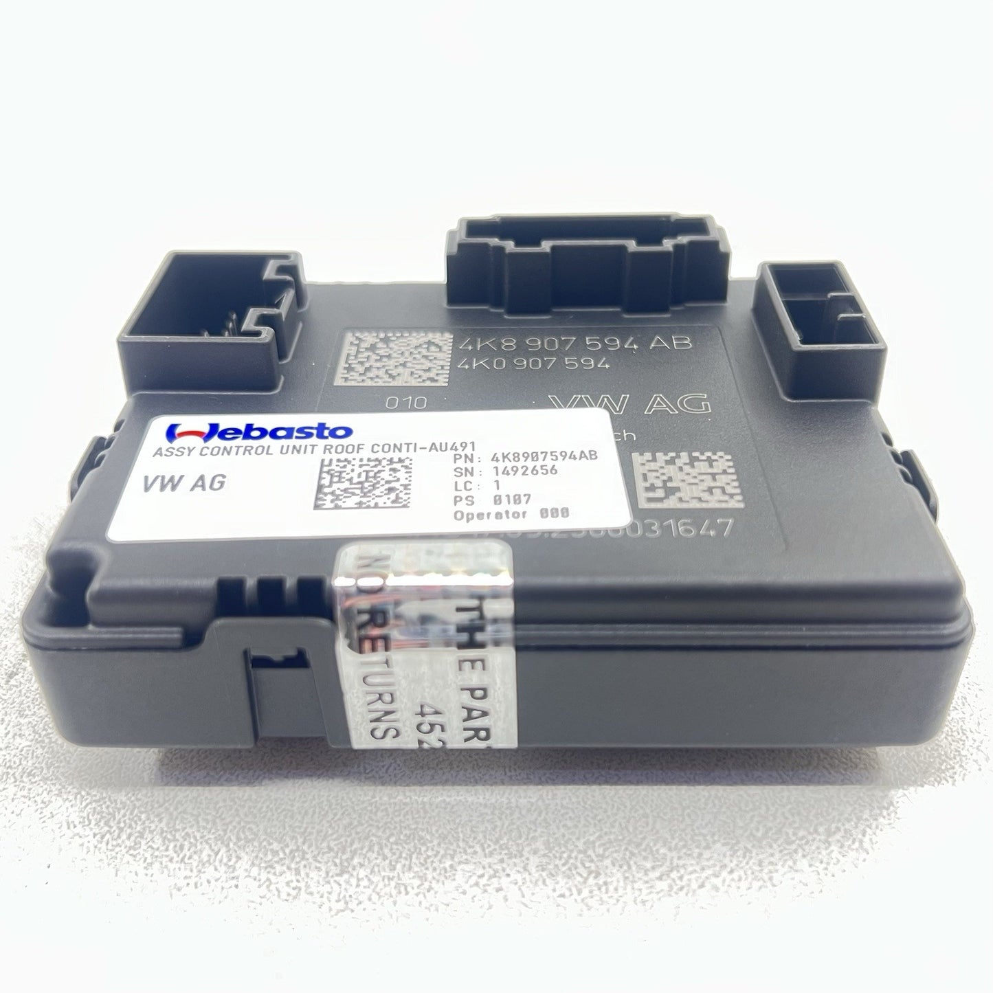17-24 AUDI A4 S4 SUNROOF SUN ROOF CONTROL MODULE 4K8907594AB OEM
