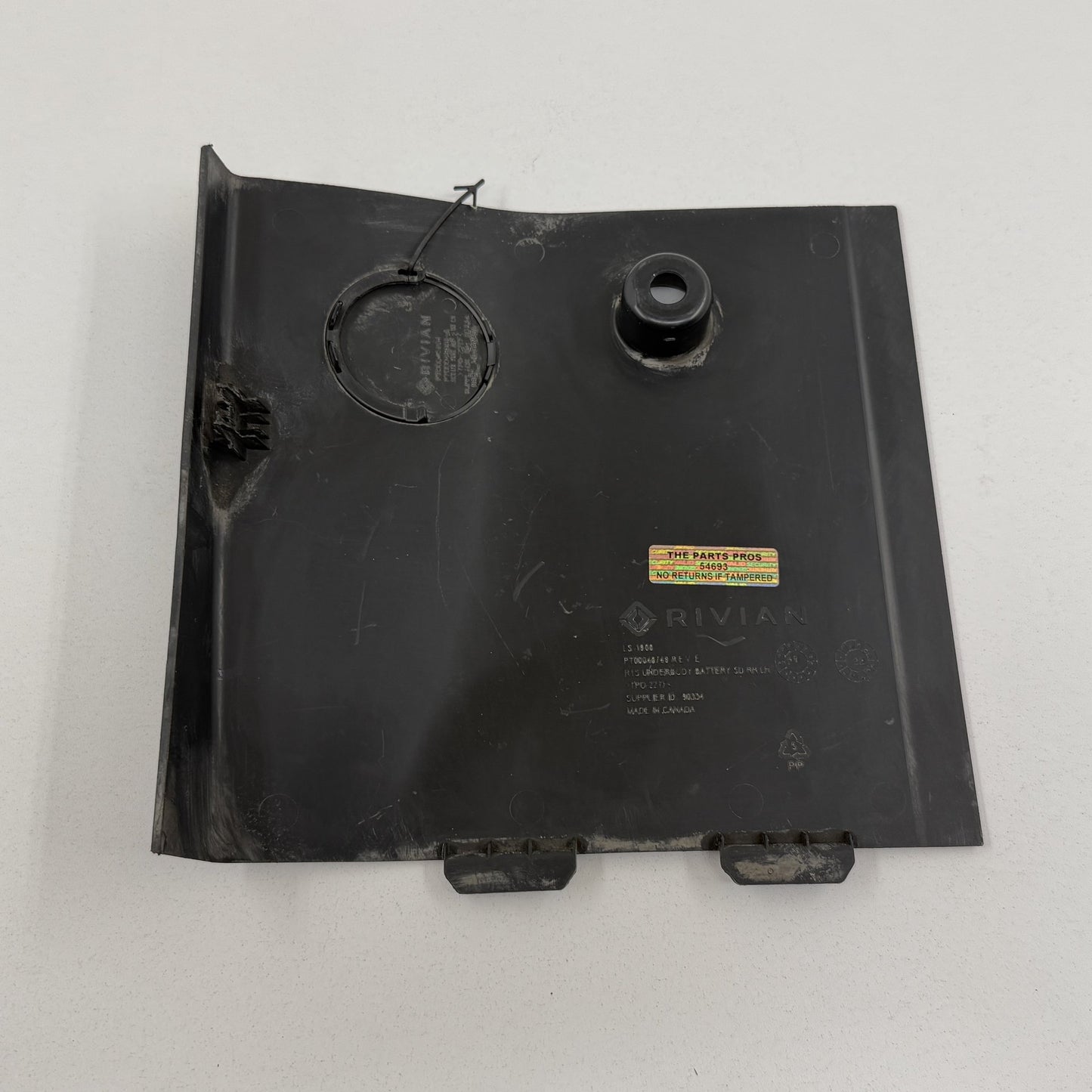 2022-2024 Rivian R1S Left Rear Underbody Battery Splash Guard PT00048749 OEM