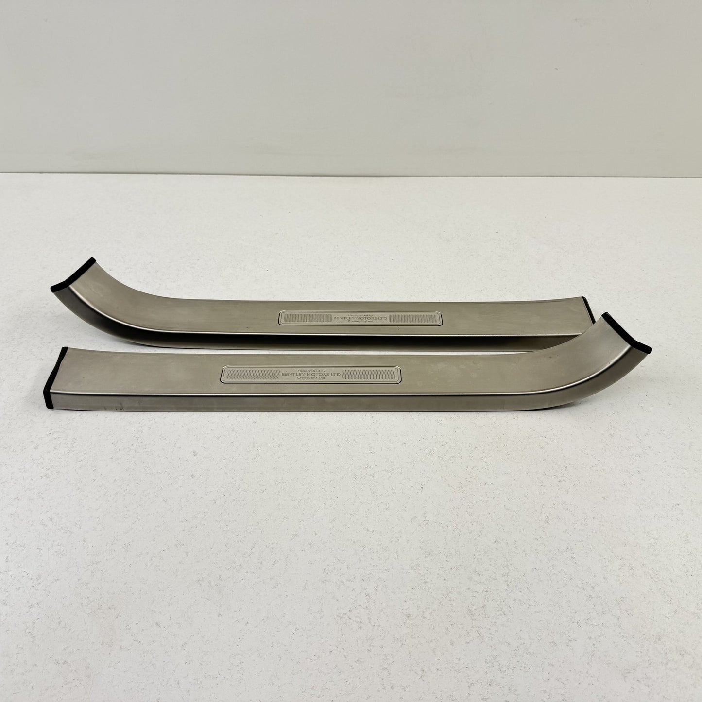 2014-2018 Bentley Flying Spur Door Sill Scuff Kick Plate Set Front & Rear OEM