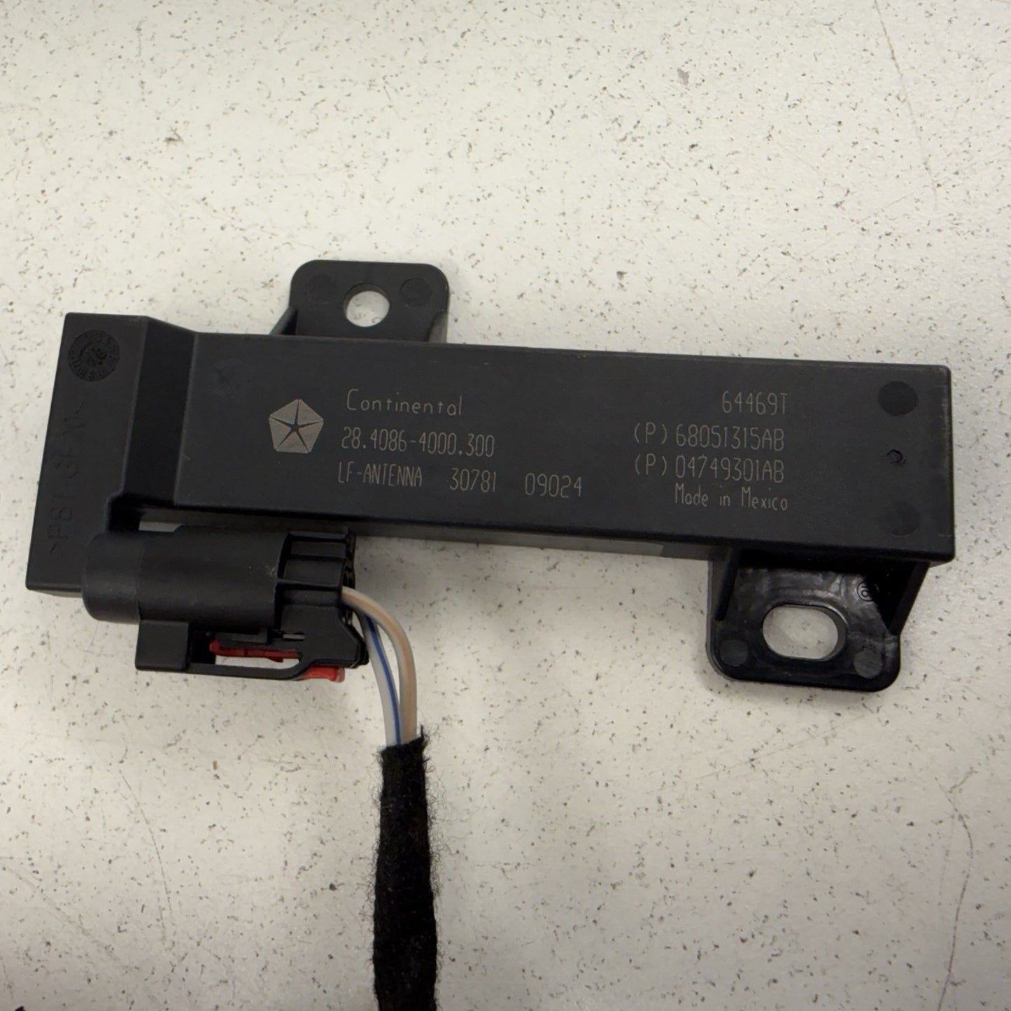 15-23 Dodge Charger Front Center Console & USB Auxiliary Port Wiring Harness OEM