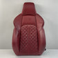 18-24 Audi S4 S5 Driver Left Front Sport Seat Upper Cushion Magma Red OEM
