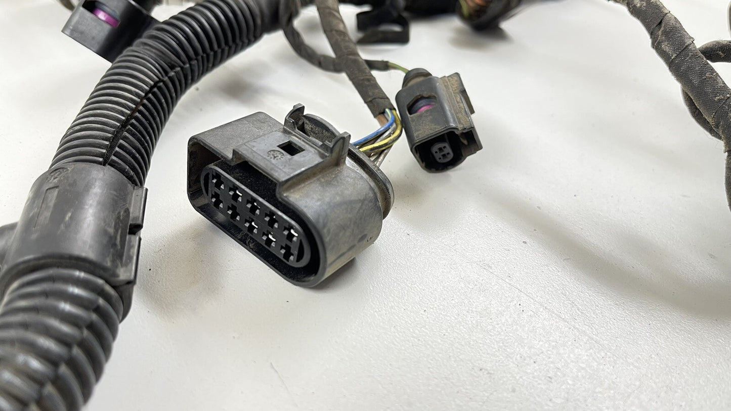 2015 VOLKSWAGEN PASSAT TDI 2.0L LEFT FRONT HALOGEN HEADLIGHT WIRE HARNESS OEM