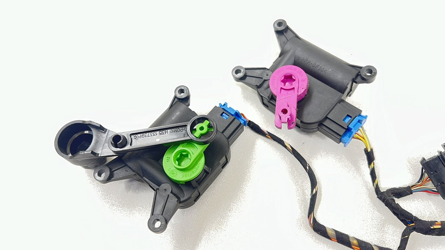 05-12 PORSCHE BOXSTER 987 HVAC BOX HEATER AC FLAP MOTOR AIR MIX ACTUATOR SET OEM