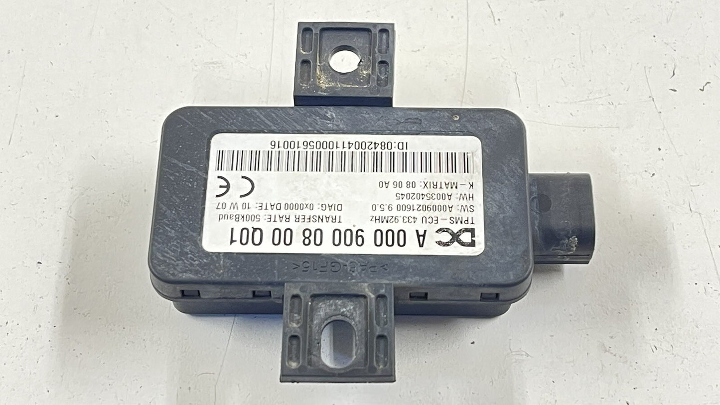 07-13 MERCEDES BENZ S550 W221 TIRE PRESSURE MONITOR MODULE TPMS 0009000800 OEM