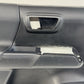 16-23 Toyota Tacoma Crew Cab Driver Left Rear Door Panel Interior Trim Black OEM