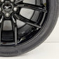 24-26 Ford Mustang GT U Spoke Wheel Rim With Tire 19" 19x8.5 Black Factory OEM