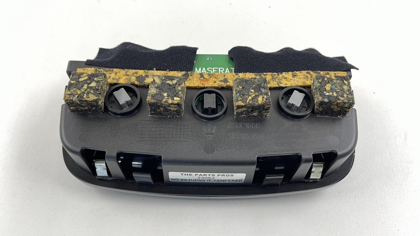 14-17 MASERATI GHIBLI M157 REAR OVERHEAD CONSOLE DOME READING LIGHT LAMP OEM