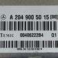 14-17 MERCEDES E550 W207 ADAPTIVE SHOCK SUSPENSION CONTROL MODULE 2049005015 OEM