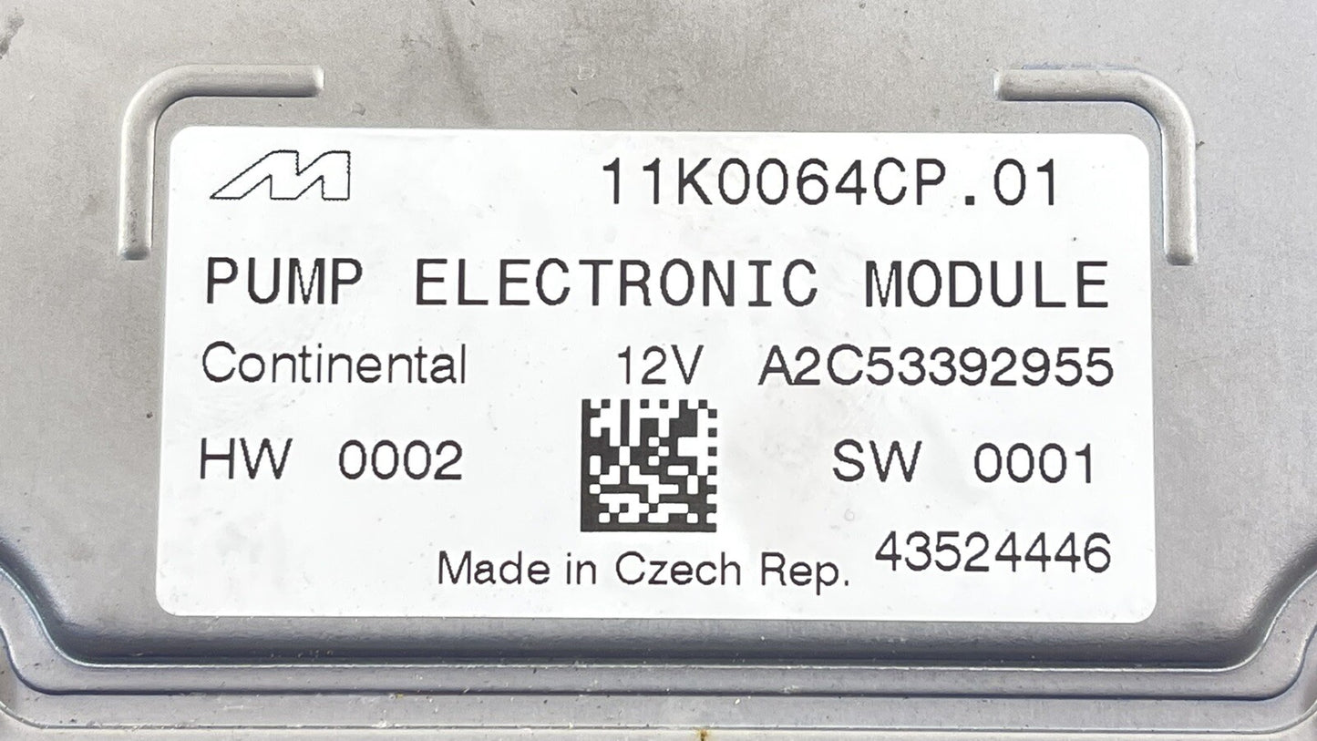 15-17 MCLAREN 650S GAS FUEL PUMP CONTROL MODULE 11K0064CP OEM