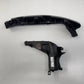 08-15 Audi TT Passenger Right Rear Bumper Bracket Mount Pair OEM
