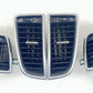 10-16 PORSCHE PANAMERA FRONT LEFT AND RIGHT DASH AIR VENT GRILL TRIM SET OEM