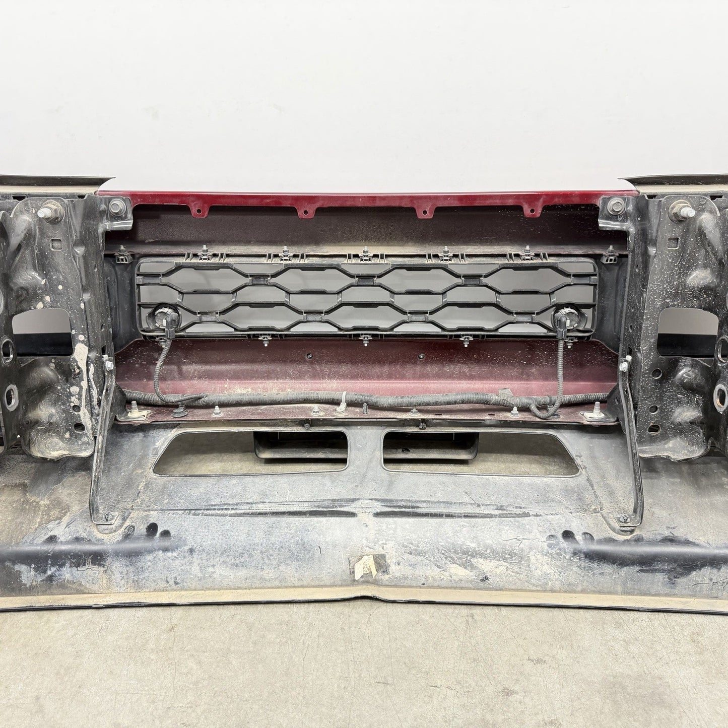 19-24 Ram 4500 5500 Front Bumper Assembly Complete With Sensors Painted Red OEM